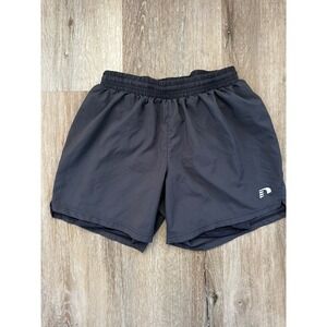 Newline Running Shorts Dark Gray Small Lined Lightweight Performance Athletic